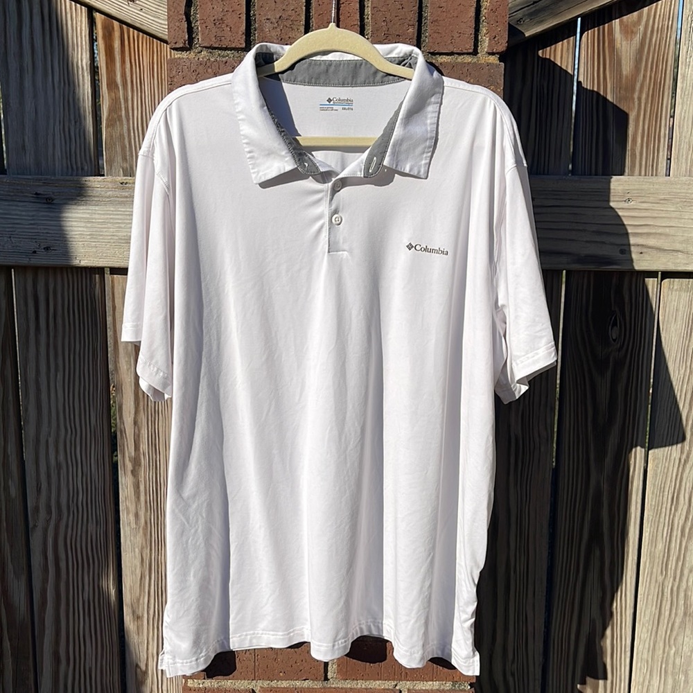 Columbia sportswear company shirt size XXL. White. Used, but good condition
